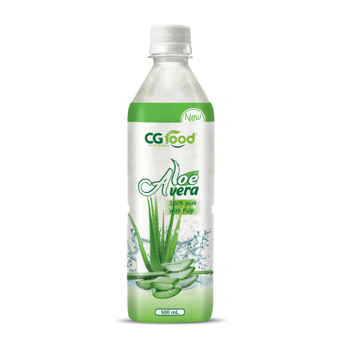 Aloe Vera 100% Pure 500ml (Lychee, Watermelon, Passion Fruit) from Vietnam