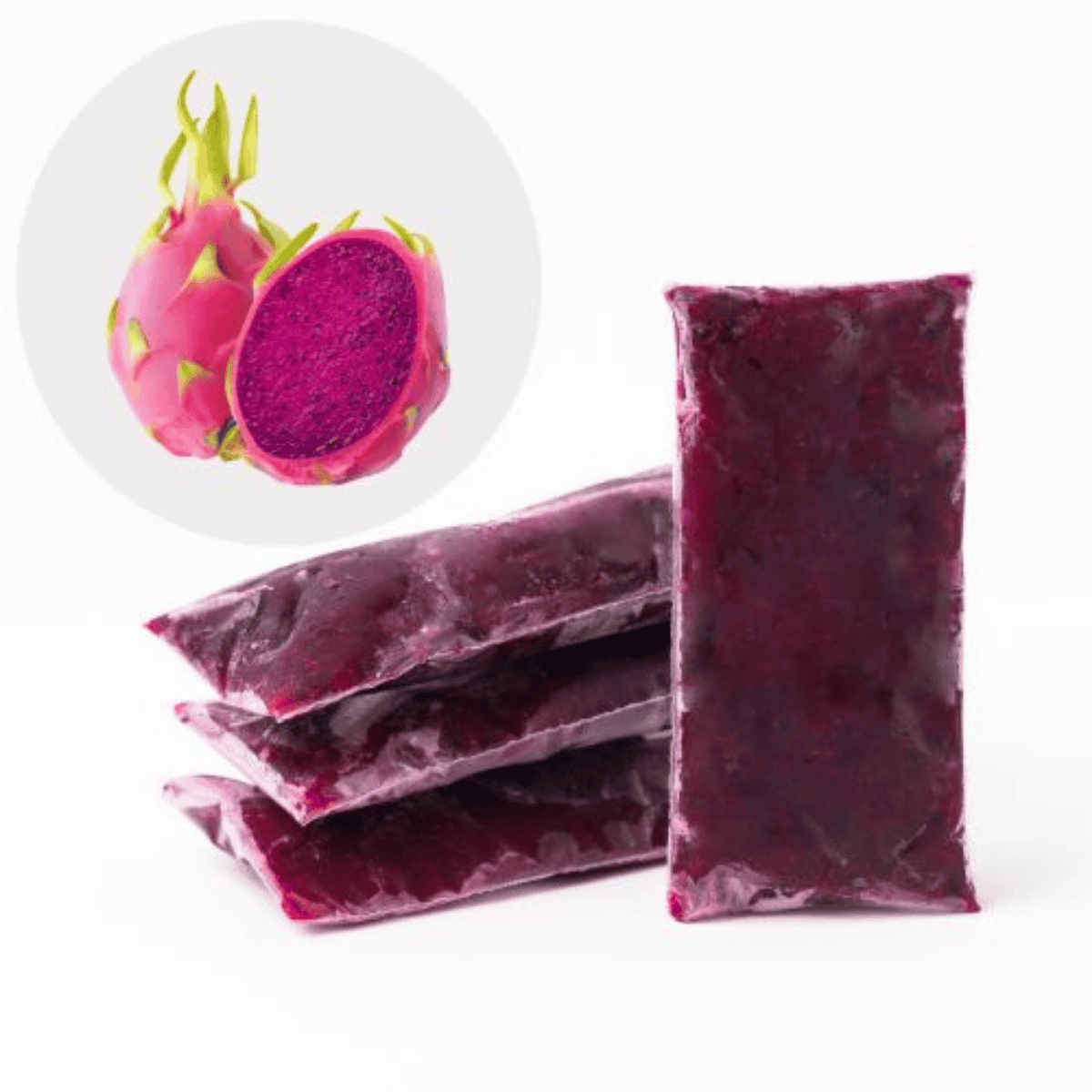 Juice Frozen Dragon Fruit Red Flesh from Vietnam for Export 0