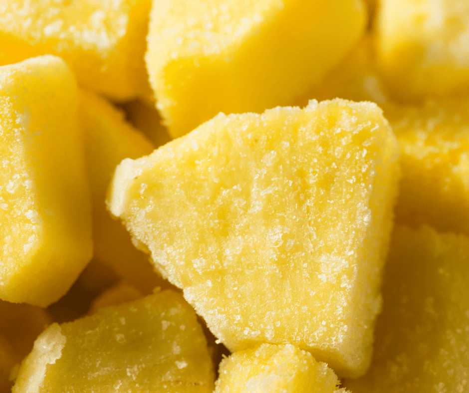 Frozen pineapple, sliced, 1/8, 1/12 cut BQF from Vietnam for food processing 1