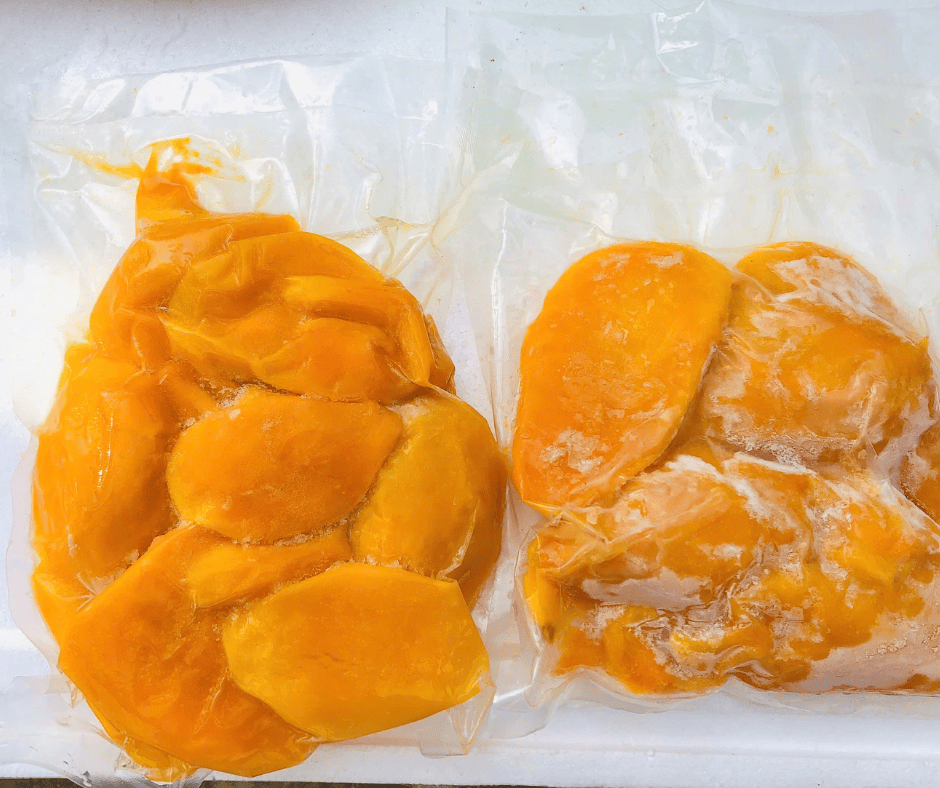 Mango Green Winter Cold cut 20x20 Cold Cut from Vietnam for Food Processing 2