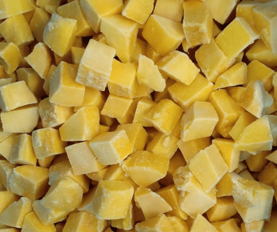 Mango Green Winter Cold cut 20x20 Cold Cut from Vietnam for Food Processing 0