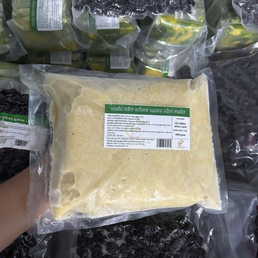 Frozen Durian (1kg) from Vietnam