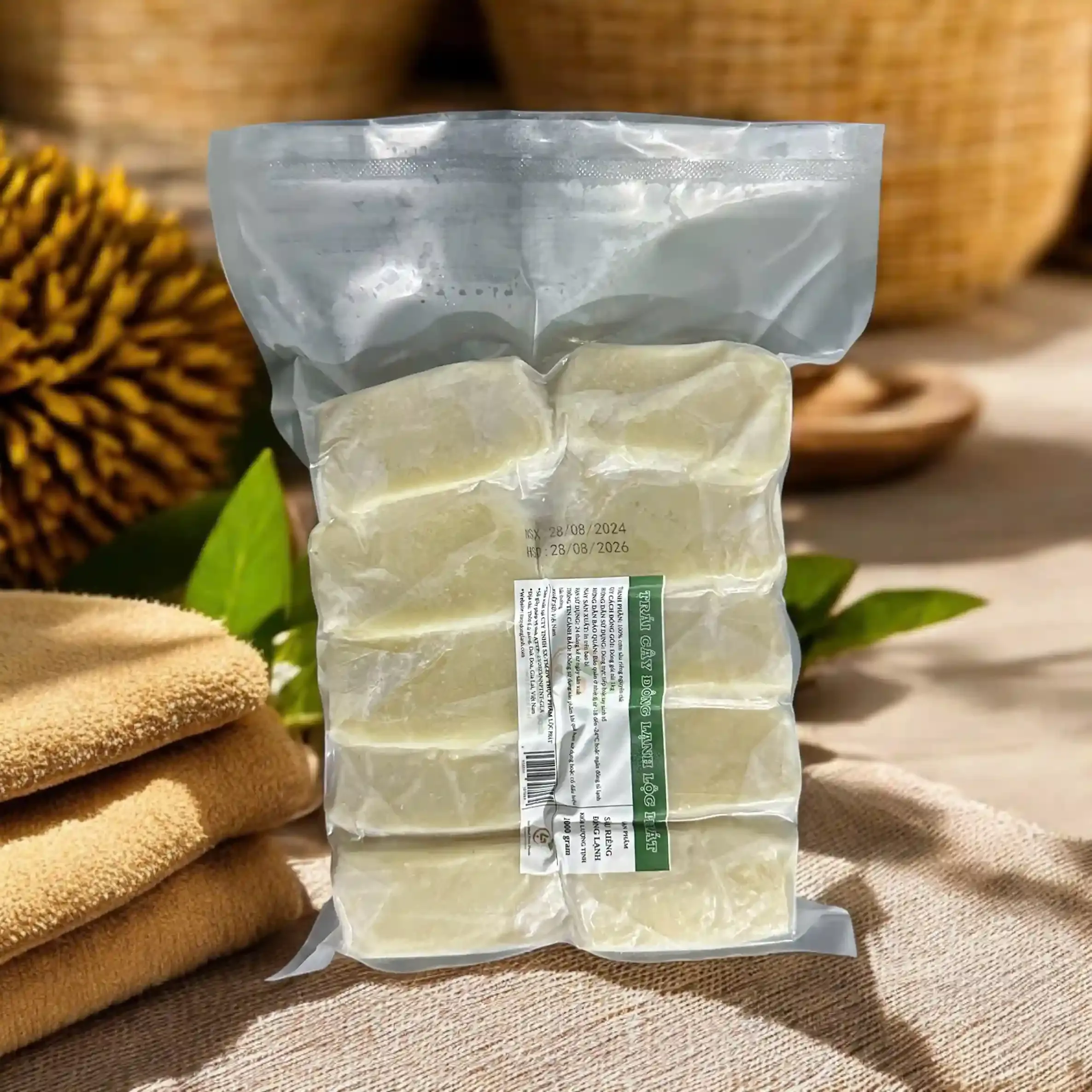 Frozen Durian (100g) Individually Packed from Vietnam 0