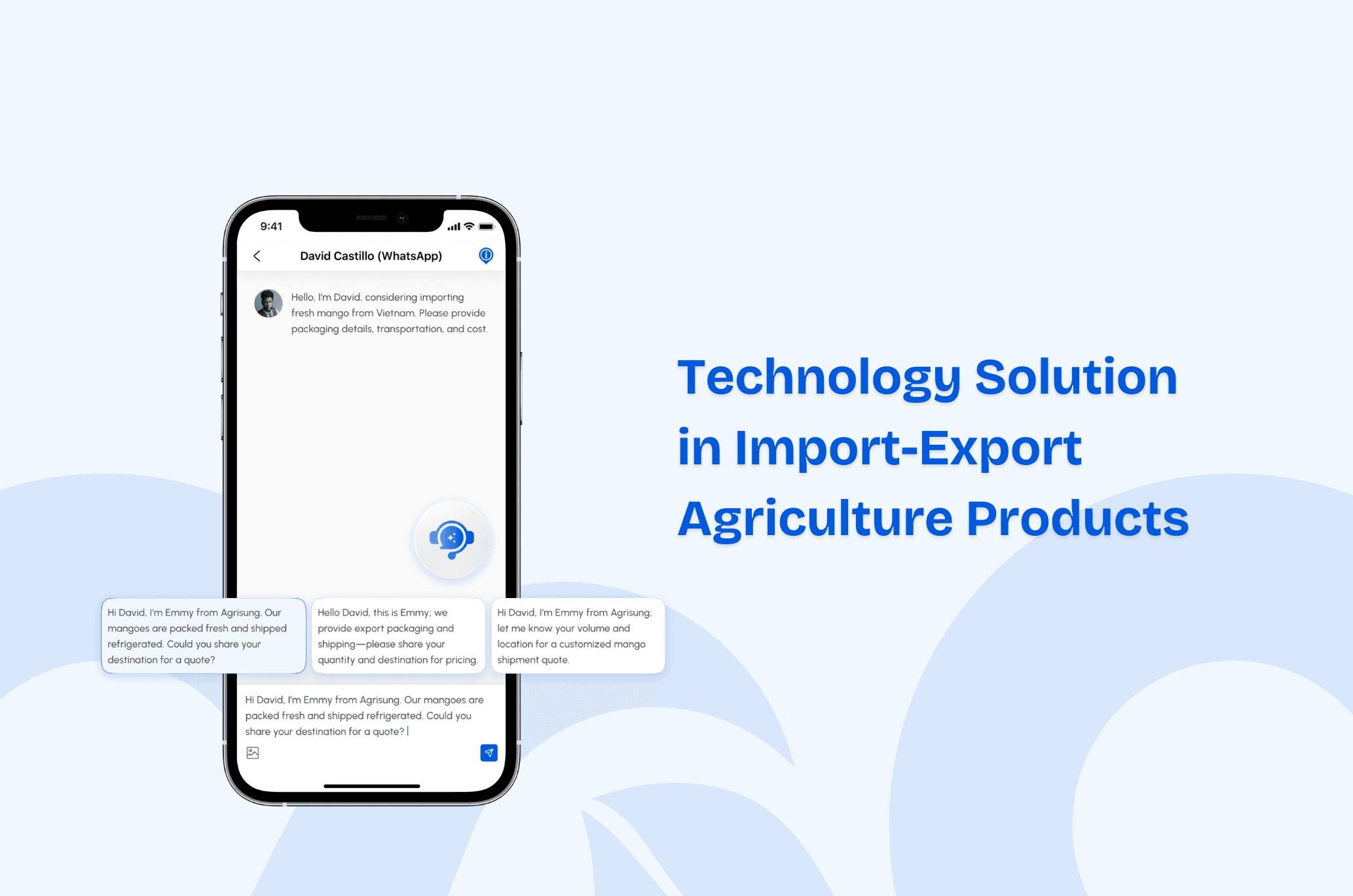 Technology application in Agriculture International Trade – Possible or not?