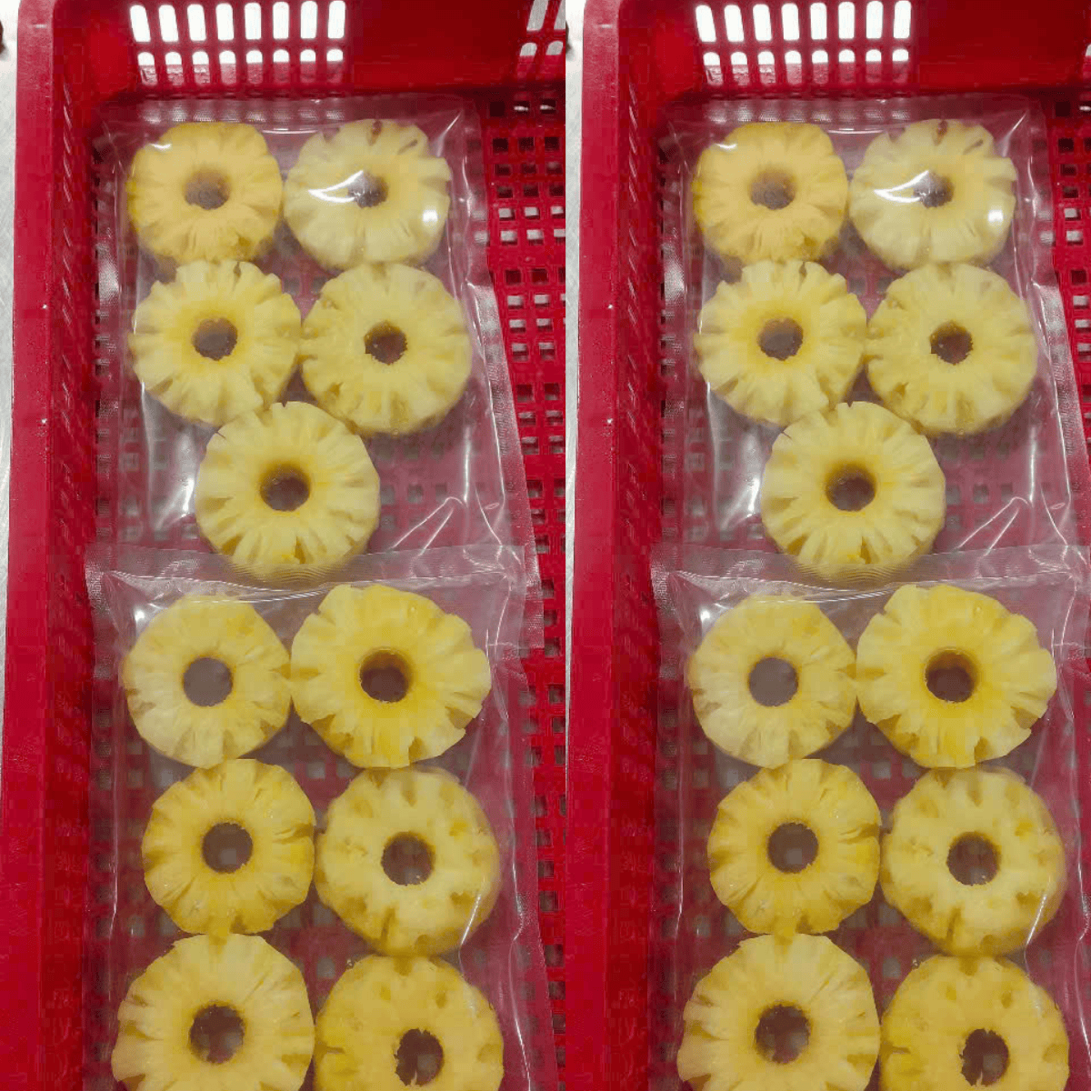 Frozen pineapple, sliced, 1/8, 1/12 cut BQF from Vietnam for food processing 4